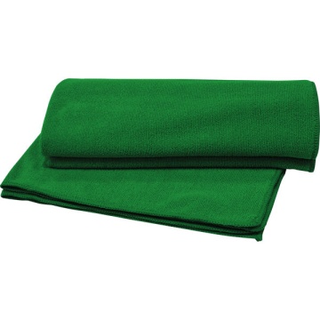 Prosop de plajă cu design bicolor și bandă elastică practică pentru pliere ușoară - Img 3