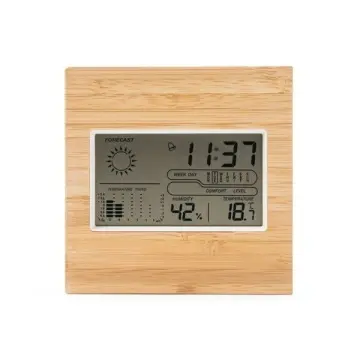 Stație meteorologică cu înveliș frontal din bambus