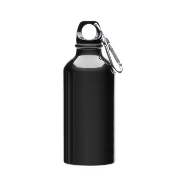 Sticlă din aluminiu cu carabină, cu o capacitate de 400 ml - Img 1
