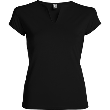 Tricou cambrat cu guler tunică dama - Img 3