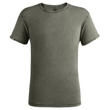 Tricou cu mânecă scurtă cu efect de jeans - Img 3