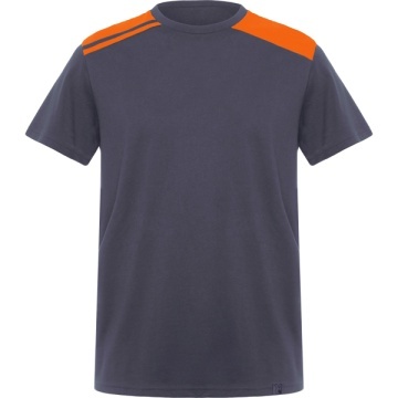 Tricou cu mânecă scurtă în combinație de culori - Img 4