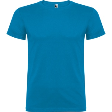 Tricou cu mânecă scurtă şi guler rotund dublu cu elastan, confecționat din material tubular (fără cusături) pentru adulți şi cu cusături pentru copii - Img 16