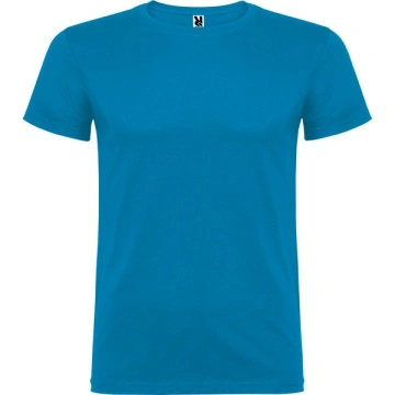 Tricou cu mânecă scurtă şi guler rotund dublu cu elastan - Img 16