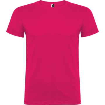 Tricou cu mânecă scurtă şi guler rotund dublu cu elastan - Img 26