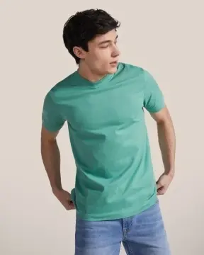 Tricou gros cu mânecă scurtă pentru bărbați din bumbac