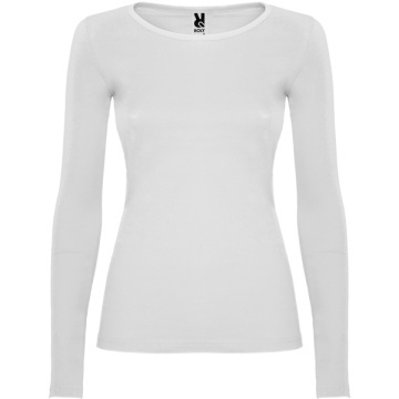 Tricou semi cambrat dama, cu mânecă lungă și guler cu garnitură fină - Img 2