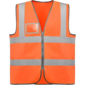 Vestă reflectorizanta vizibilitate ridicată cu fermoar - Img 3