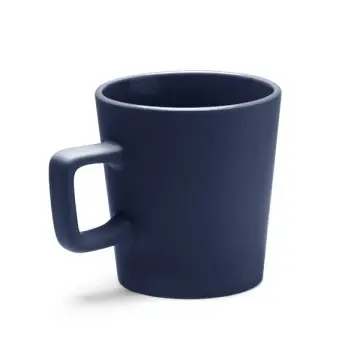 Cana ceramică cu finisaj mat și mâner pătrat - Img 5