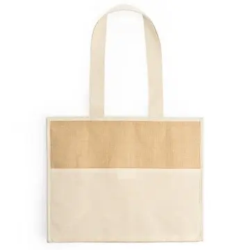 Cooler bag in laminated jute