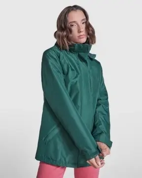 Jachetă water repellent matlasată pe talie pentru femei