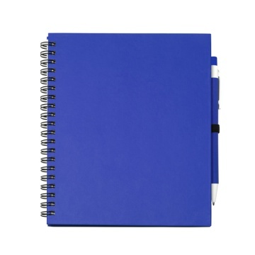 Notebook cu inel spiralat cu foi goale și suport pentru stilou - Img 3