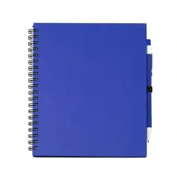 Notebook cu inel spiralat cu foi goale și suport pentru stilou - Img 3