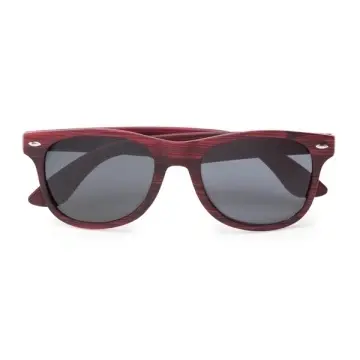 Ochelari de soare clasici, protecție UV 400, ramă efect lemn