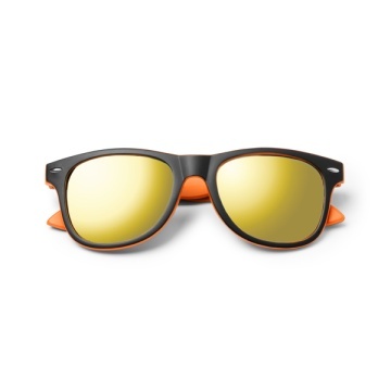 Ochelari de soare cu design clasic și ramă în două culori - Img 4
