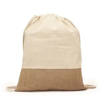 Rucsac din bumbac și iută de 120 g/m² din gama eco - Img 2