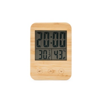 Stație meteorologică cu înveliș frontal din bambus