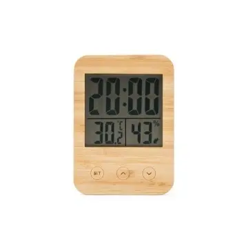 Stație meteorologică cu înveliș frontal din bambus