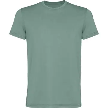 Tricou bărbătesc cu aspect acid washed, mânecă scurtă din 100% bumbac - Img 7
