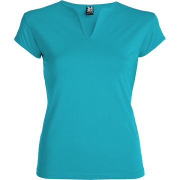 Tricou cambrat cu guler tunică dama - Img 4