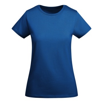 Tricou cambrat cu mânecă scurtă pentru femei din bumbac ecologic certificat OCS - Img 5