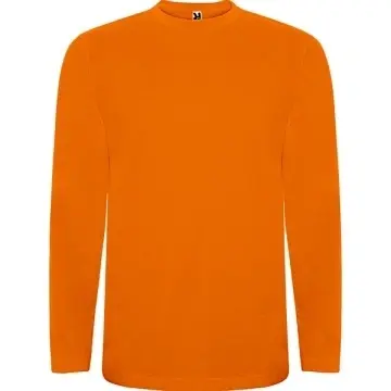 Tricou cu mânecă lungă, material tubular și gât rotund cu 4 straturi - Img 12