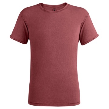 Tricou cu mânecă scurtă cu efect de jeans - Img 4