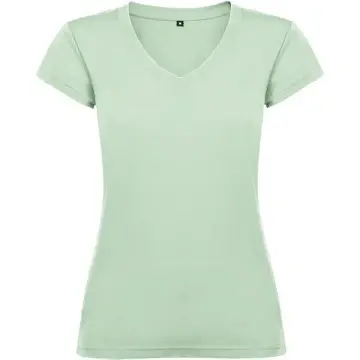 Tricou cu mânecă scurtă damă cu anchior și finisaj cu garnitură canelată - Img 6