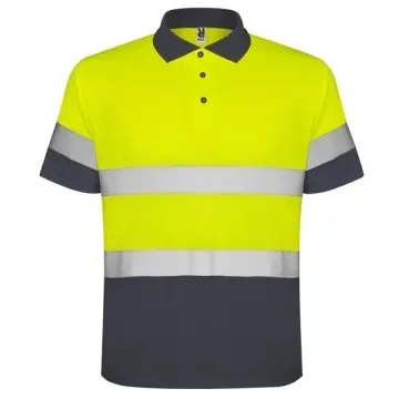 Tricou polo tehnic cu mânecă scurtă de vizibilitate ridicată - Img 3