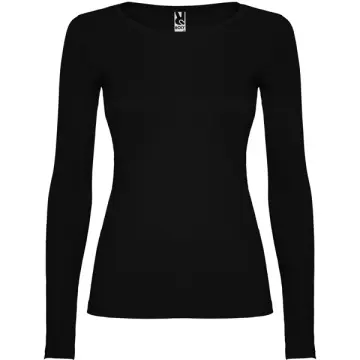 Tricou semi cambrat dama, cu mânecă lungă și guler cu garnitură fină - Img 3
