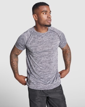 Tricou tehnic din poliester cu mânecă scurtă raglan