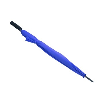 Umbrelă XL cu mâner, baston și terminații negre - Img 2