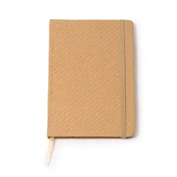Blocnotes A5 cu coperți tari din paie naturale