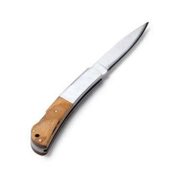 Briceag din oțel inoxidabil și mâner combinat din lemn natural - Img 2