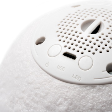 Difuzor wireless cu design lunar elegant, cu bază din lemn - Img 2