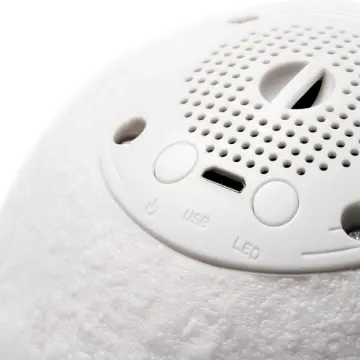 Difuzor wireless cu design lunar elegant, cu bază din lemn - Img 2