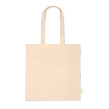Geantă 100% bumbac organic de 220 g/m² cu finisaj natural