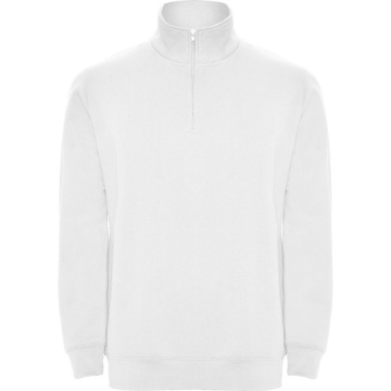 Hanorac unisex cu fermoar la gât de aceeași culoare și guler înalt - Img 2
