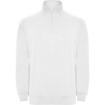 Hanorac unisex cu fermoar la gât de aceeași culoare și guler înalt - Img 2