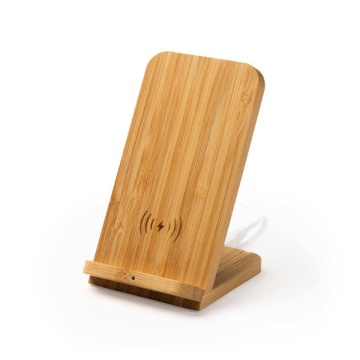 Încărcător wireless cu corp natural din bambus - Img 2