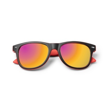 Ochelari de soare cu design clasic și ramă în două culori - Img 5