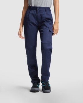 Pantaloni de lucru dama cu croială dreaptă și țesătură rezistentă