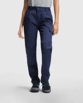 Pantaloni de lucru dama cu croială dreaptă și țesătură rezistentă