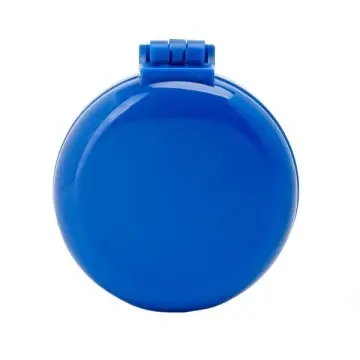 Perie pliabilă practică cu oglindă rotundă de buzunar