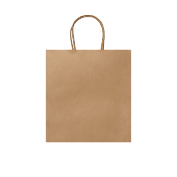 Pungă de hârtie în culoare naturală 110 g/m² - Img 3