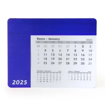 Suport dreptunghiular pentru mouse cu calendar