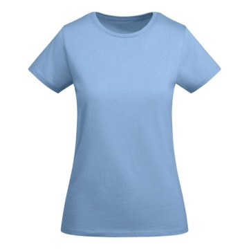 Tricou cambrat cu mânecă scurtă pentru femei din bumbac ecologic certificat OCS - Img 6