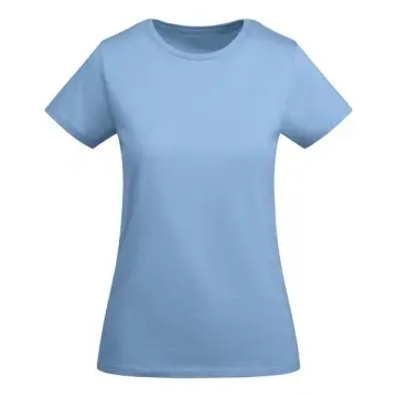 Tricou cambrat cu mânecă scurtă pentru femei din bumbac ecologic certificat OCS - Img 6