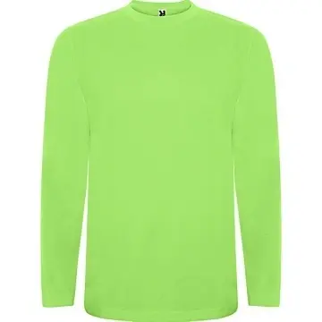 Tricou cu mânecă lungă, material tubular și gât rotund cu 4 straturi - Img 8