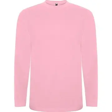 Tricou cu mânecă lungă, material tubular și gât rotund cu 4 straturi - Img 13